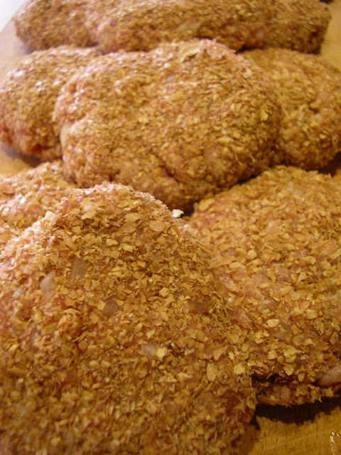 Kotlety mielone ze śliwką i otrębami