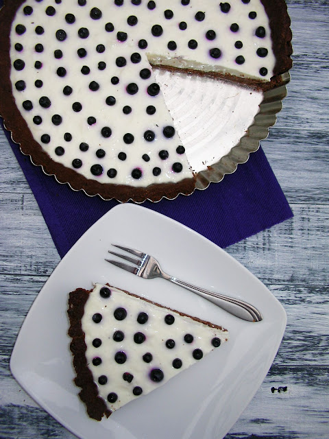 Obłędnie pyszna piegowata tarta panna cotta