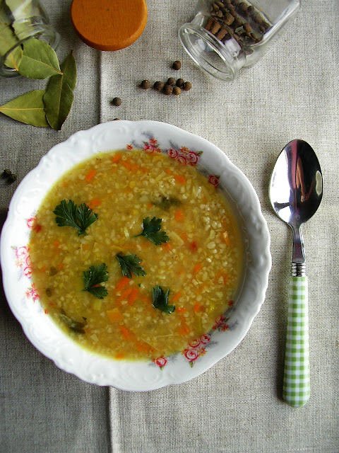 Krupnik z kaszą jęczmienną