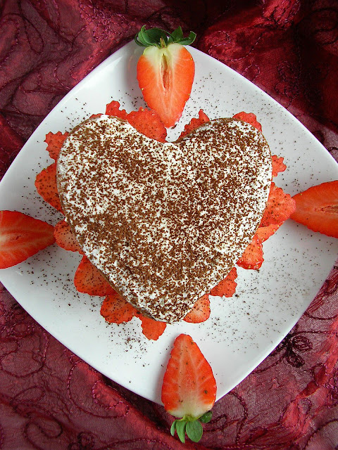 Czekoladowe pancakes – mini torcik od serca