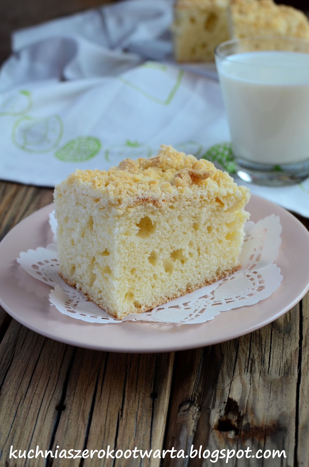 Ciasto drożdżowe z kruszonką