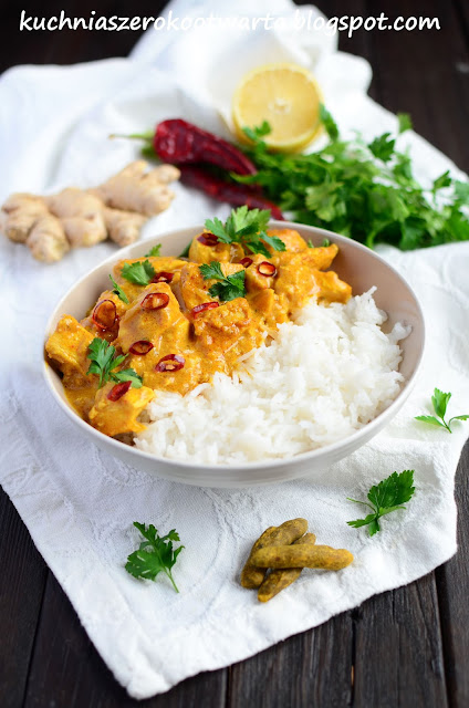 Przepyszne curry z kurczaka