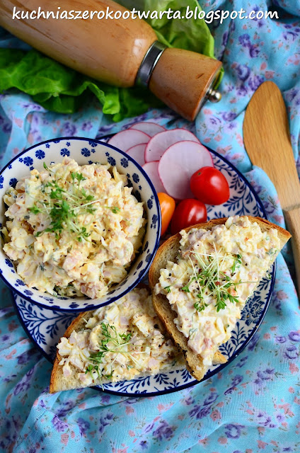 Pasta (po)świąteczna z szynką i rzeżuchą